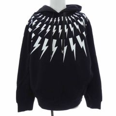 NEIL BARRETT ニールバレット17FW ライトニングプリント フーディ