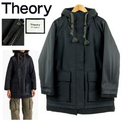 美品》2023年 セオリー 10万 カシミヤ混 ダブルフェイス フードコート