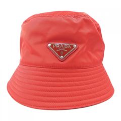 未使用☆PRADA バケットハット Mサイズレッド - メルカリ