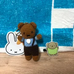 ミッフィー 麦 キーホルダー ヘアピン ブランコフィギュア