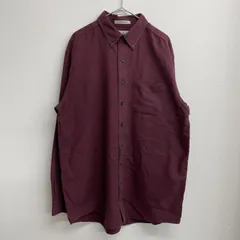 L.L.Bean シャツ TRADITIONAL FIT 長袖 チェック柄 ワインレッド 【メンズL】