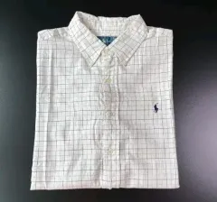 ポロラルフローレン クラシックフィット 半袖 チェックシャツ XL