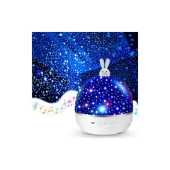 プラネタリウム 家庭用 【22種類投影 & Bluetoothスピーカー】 誕生日プレゼント 女性 人気 クリスマス ドリームスイッチ 出産祝い 光るおもちゃ【多色変換 リモコン付きの充電式】ナイトルームライト オルゴール【明るさ調整 & オフタイマー & 1