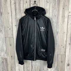 OLD adidas アディダス CHILE62 チリ62 1962年 チリW杯記念 希少モデル トレフォイル ロゴ 刺繍 裏ボア ジップ パーカー ジャージ フーディー トラックジャケット メンズ S サイズ