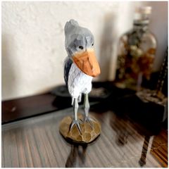 ハシビロコウ 置物 樹脂製 約20cm ハシビロコウ 置物 樹脂製 約20cm - メルカリ