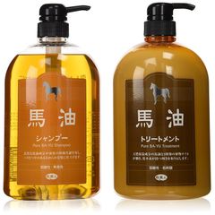 非売品・限定価格】馬油シャンプー＆トリートメントセット 2000ml