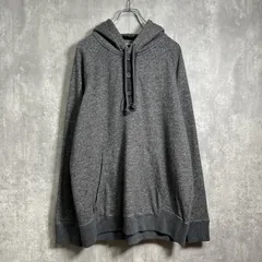 【美品】00's，OLD GAP｜オールド ギャップ，ニットプルオーバーフーディ，パーカー，ハーフボタン，無地，太アーム