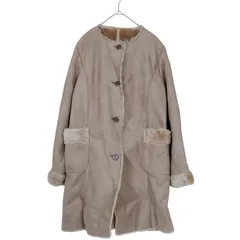 9【超美品 TAKASHIMAYA / 高島屋 】内ボア もふもふ あったかロングコート モカ 長袖 冬 S922