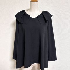 小竹正 長袖ブラウス ブラック アシンメトリーネック - メルカリ