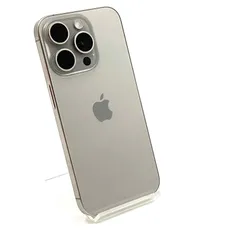 iPhone 15 Pro 256GB ナチュラルチタニウム SIMフリー 白ロム 超美品 動作確認済 93%【全額返金保証】【最速発送】
