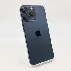 iPhone 15 Pro Max 256GB ブルーチタニウム SIMフリー 白ロム 美品 動作確認済 89%【全額返金保証】【最速発送】