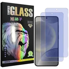 Galaxy S24 SC-51E ガラスフイルム ブルーライトカット 指紋認証対応 【2枚セット-国産AGC旭硝子素材】 galaxy s24 フイルム ギャラクシー S24 液晶 保護フィルム 強化ガラス ブルーライト 目の疲れ軽減 【 硬度9H 超薄 気