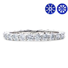 ❤️17号 H&C ダイヤモンド 1ct エタニティ リング pt900 指輪 - メルカリ