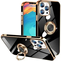 iPhone 15Pro 用 ケース 耐衝撃 リング付き 液状シリコン TPU アイフォン 15 プロ 用 スマホケース 米軍MIL規格取得 薄型 軽量 衝撃吸収 防指紋 スタンド機能 ストラップホール付き サラサラ触り心地 6.1インチ iphone 15p