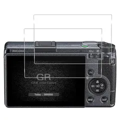 対応 Ricoh GR3 / GR3X ガラスフィルム【2枚セット-日本旭硝子製 】 対応 Ricoh GR3 / GR3X フィルム 2枚 保護フィルム 強化ガラス キズ防止 耐衝撃 飛散防止 全面保護 厚さ0.26 極薄タイプ 高感度タッチ 自動吸着 貼り