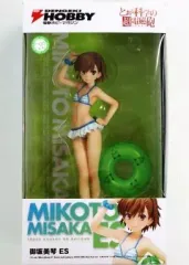 【中古】フィギュア 御坂美琴 ES 「とある科学の超電磁砲」 BEACH QUEENS 1/10 PVC製塗装済み完成品 電撃20年祭＆電撃屋ホビー館限定
