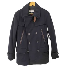 ビームスライツ BEAMS Lights イタリアMTT製 ウールブレンド ピーコート メンズ  44