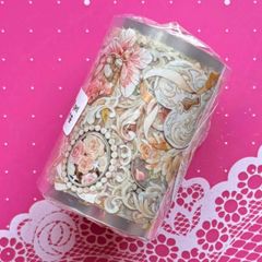 贝壳光 ダイカット加工 边边角角彩 海外マスキングテープ 海外マステ