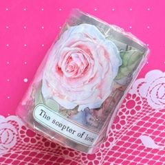 贝壳光 ダイカット加工 边边角角彩 海外マスキングテープ 海外マステ