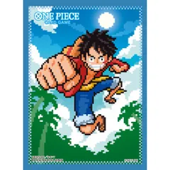 【新品】 ONE PIECE カードゲーム オフィシャルカードスリーブ 8 D モンキー・D・ルフィ(ドット) 佐賀