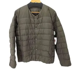 ムジルシリョウヒン 無印良品 軽量 ポケッタブル ノーカラー ダウンジャケット メンズ JPN：L 