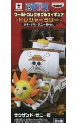 【中古】フィギュア サウザンド・サニー号 「ワンピース」 ワールドコレクタブルフィギュア -トレジャーラリー- シキ・ナミ・サニー号ver.