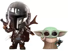 【中古】フィギュア マンダロリアン＆ザ・チャイルド(2体セット) 「マンダロリアン」 コスベイビー サイズS