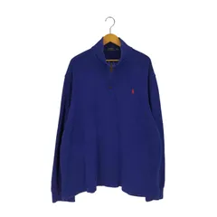 ポロラルフローレン POLO RALPH LAUREN ポニー刺繍 ハーフジッププルオーバー メンズ import：XXL 