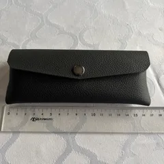 黒レザーペンケース(メガネケース)