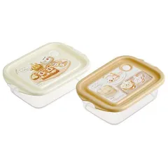 Nuiパン シールボックス 500ml 2個入 保存容器 日本製 ディズニー スケーター