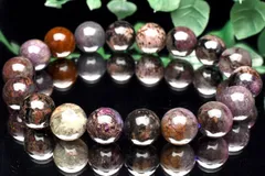 【１点物】癒やしの石◇ブラウン スギライト　11mm　ブレスレット パワーストーン 天然石 _U8069