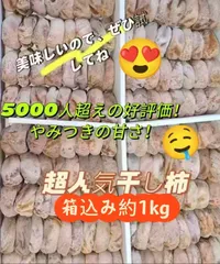 甘い干し柿　箱込約1kg 美味しい