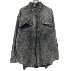 COTLER 長袖 無地シャツ L ブラック ホワイト ボタン 胸ポケット 総柄シャツ 総柄 カジュアル カジュアルシャツ 春物 a711-6423