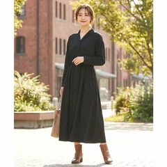 【LOWRYS FARM】シャツワンピース／フロントボタン／ポケット付き