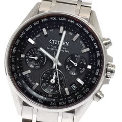 美品 シチズン アテッサエコ・ドライブ GPS ブラックチタCC4004-58E