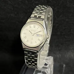 【稼働品】 SEIKO セイコー 3423-0020 シルバー文字盤 クオーツ レディース 腕時計