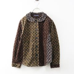 45R 45rpm フォーティファイブアール ウールアルパカジャガードニットV