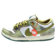 NIKE SB (ナイキエスビー) ×ALEXIS SABLONE DUNK LOW PRO WHITE AND PACIFIC MOSS ダンク ロー プロ ホワイト アンド パシフィックモス ローカットスニーカー HJ3386-300