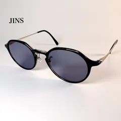 【美品】 JINS ジンズ LRF-19S-121 デミ ブルーグレー サングラス ユニセックス メンズ レディース