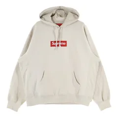SUPREME (シュプリーム) 24AW Box Logo Hooded Sweatshirt ボックスロゴ プルオーバースウェットパーカー クリーム