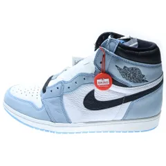 NIKE (ナイキ) AIR JORDAN 1 RETRO HIGH OG UNIVERSITY BLUE エアジョーダン1 レトロ ユニバーシティブルー ハイカットスニーカー ブルー US14/32cm 555088-134
