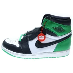 NIKE (ナイキ) AIR JORDAN 1 RETRO HIGH OG LUCKY GREEN エアジョーダン レトロ ラッキーグリーン ハイカットスニーカー グリーン/ブラック US10/28cm DZ5485-031