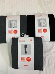 W5)新品　UNIQLO  ヒートテックウルトラウォーム 超極暖  クルーネック  レギンス　3点セット