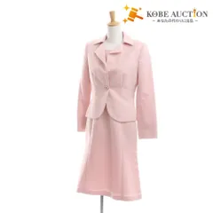 ■ SAVIEM サヴィエム スーツ セットアップ ジャケット ワンピース アウター ボトムス レディース 9 ピンクベージュ系