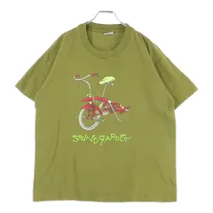 VINTAGE (ヴィンテージ) 90s SOUND GARDEN COME STAND ME UP サウンドガーデン 両面プリント Tシャツ 半袖カットソー カーキ