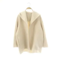 プラステ PLST ウールブレンドリバーフードコート ハーフコート S アイボリー /DF ■OS