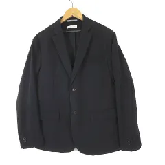 ジャーナルスタンダード レリューム JOURNAL STANDARD relume ジャケット テーラード シングル 2ボタン ストレッチ L 黒 ブラック