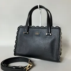 2511-8｜ケイトスペード 2WAYハンドバッグ レザー ブラック