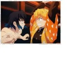 ufotable TVアニメ 鬼滅の刃 無限列車編 コラボレーションカフェ OPランダムブロマイド 我妻善逸 嘴平伊之助