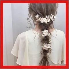 ヘッドドレス❤️ヘアアクセサリー❤️チュールフラワー かすみ草 結婚式 ウェディング ヘアアクセサリー ブライダルアクセサリー ブライダル フォーマル ドレス 前撮り